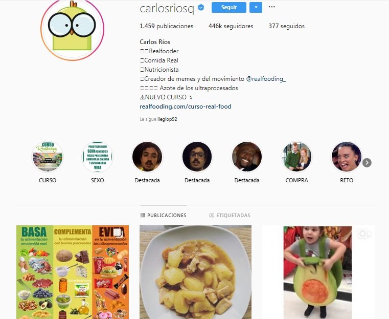 Las 10 cuentas de comida saludable más populares en Instagram 