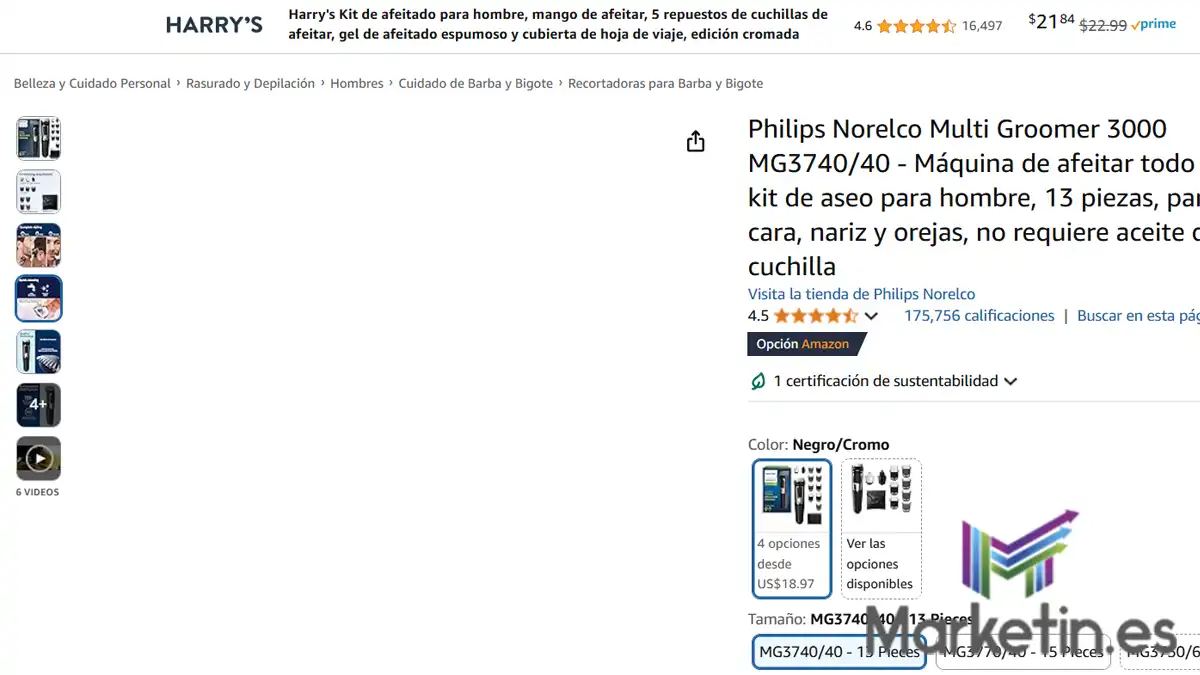 ejemplo de producto en amazon bien optimizado