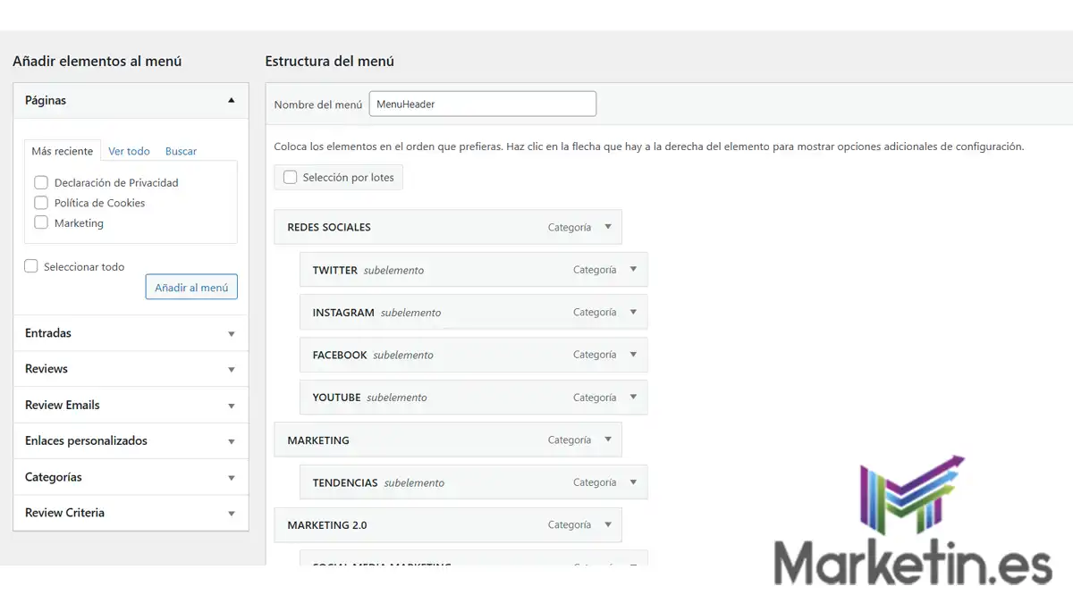 Arquitectura y Estructura Web en WordPress