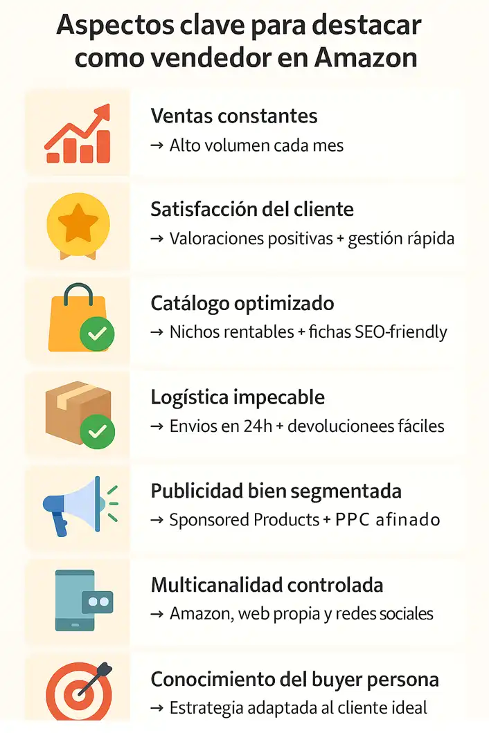 Cómo una tienda online española alcanzó el top 100 de Amazon infografía